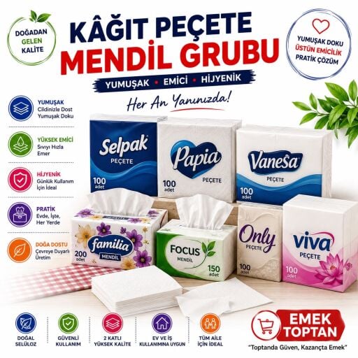 KAĞIT-PEÇETE-MENDİL