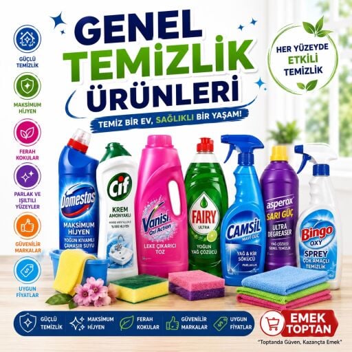 GENEL TEMİZLİK ÜRÜNLERİ