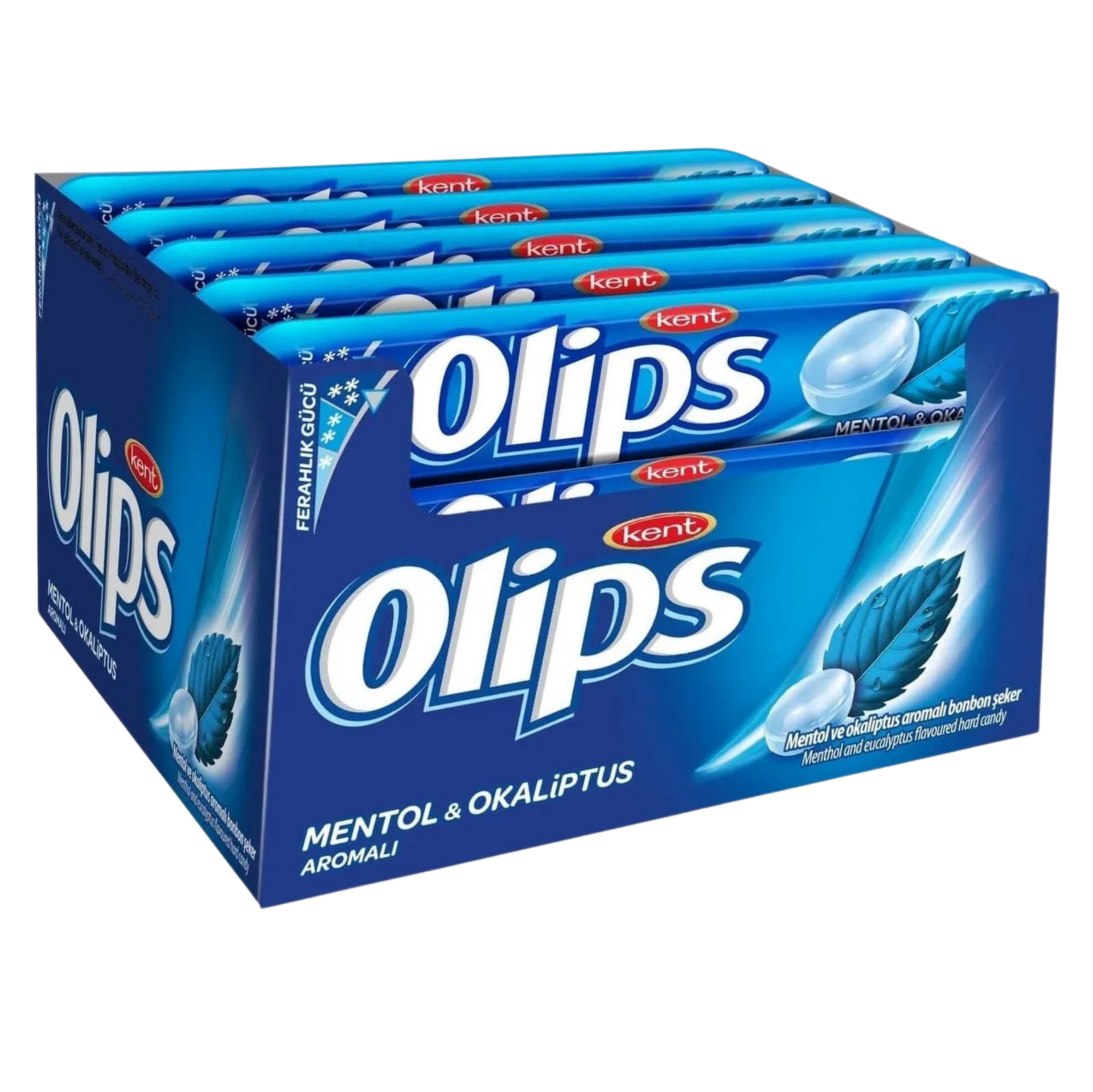 KENT OLIPS STIKS*24 MENTOL OKALIPTUS MAVİ