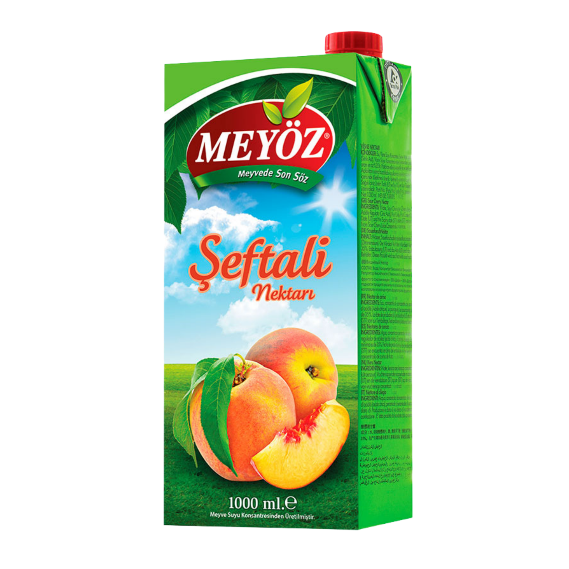 MEYÖZ M. SUYU 1 LT*12 ŞEFTALİ