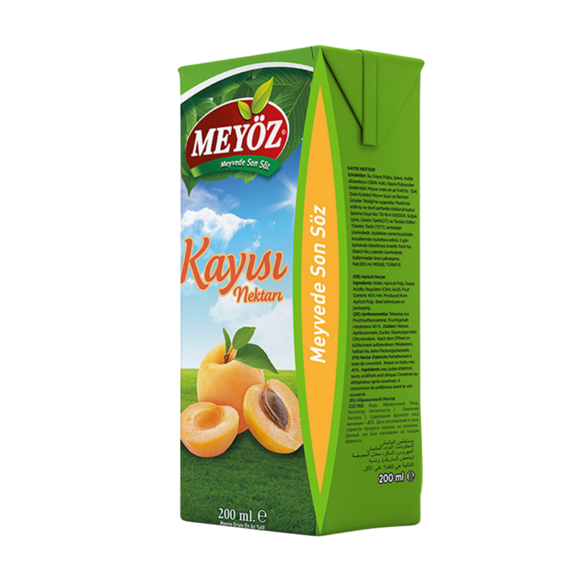 MEYÖZ M. SUYU 200ML*27 KAYISI