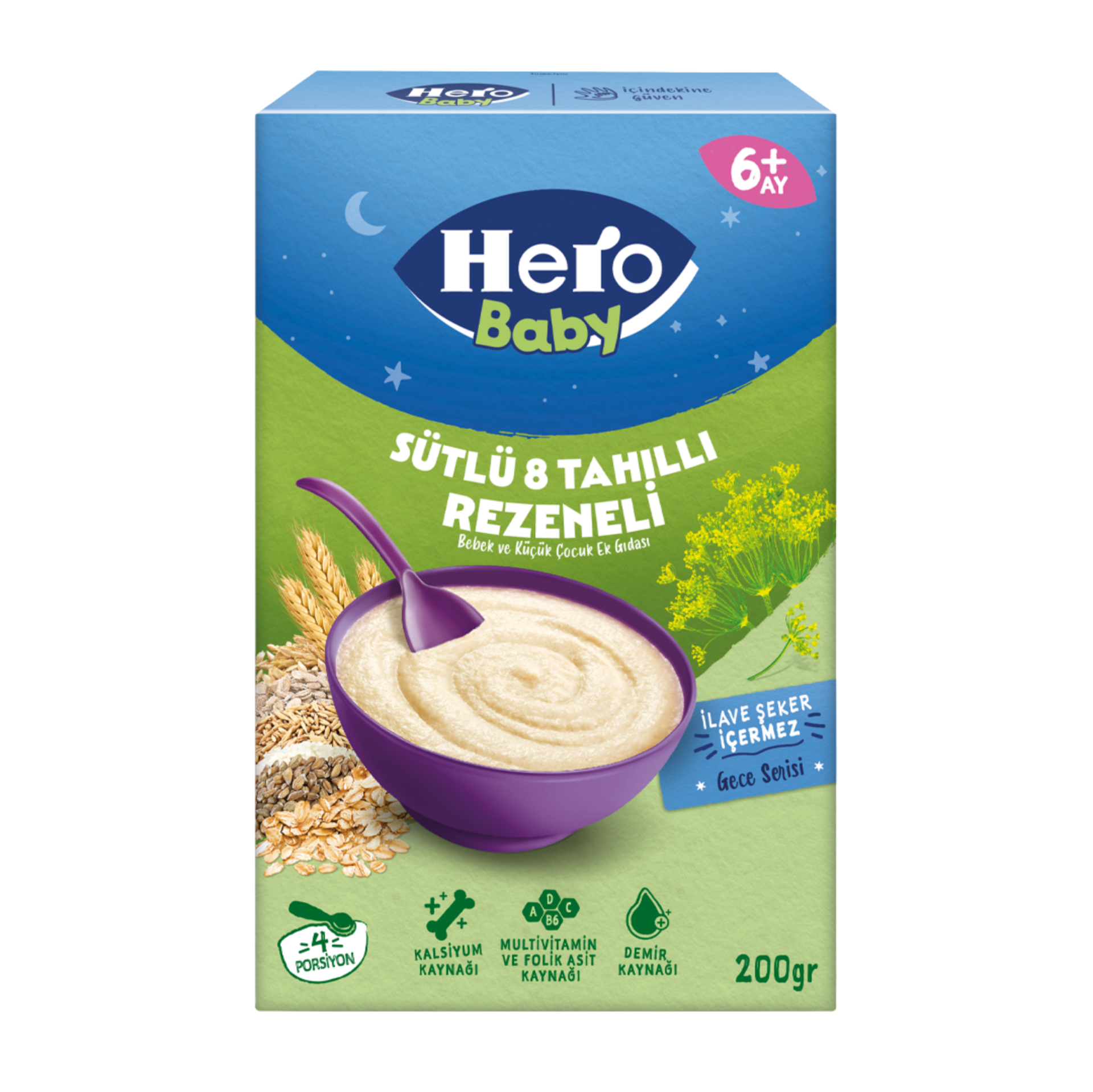 HERO SÜTLÜ REZENELİ 200GR*12