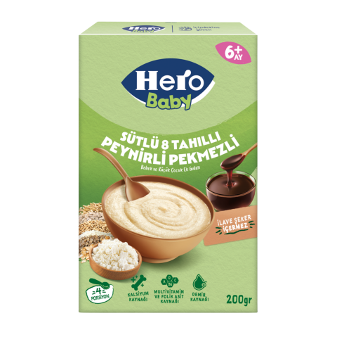 HERO SÜTLÜ TAHILLI PEYNİR PEKMEZ 200GR*12