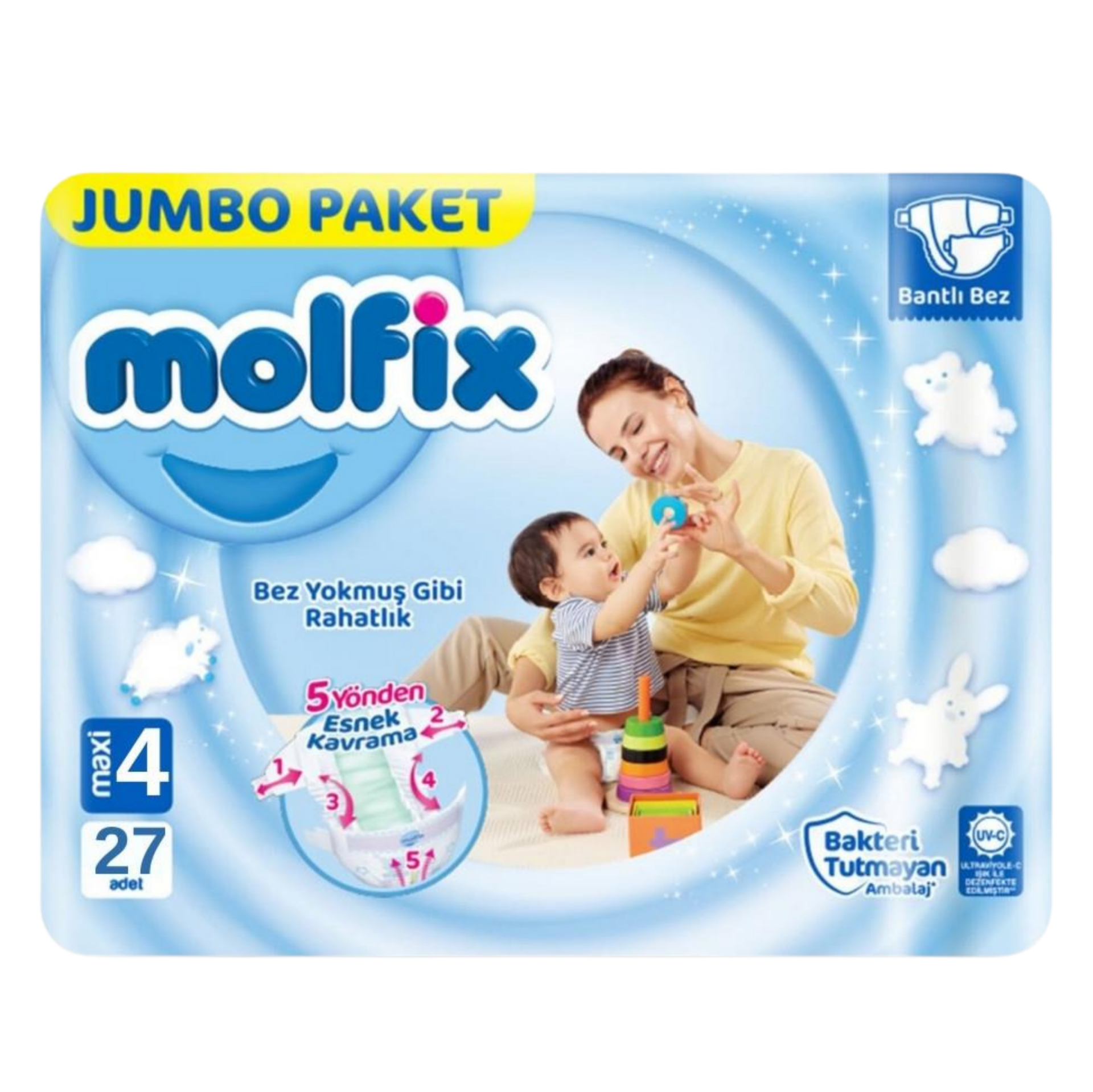 MOLFIX 4 JUMBO MAXI 27AD*6