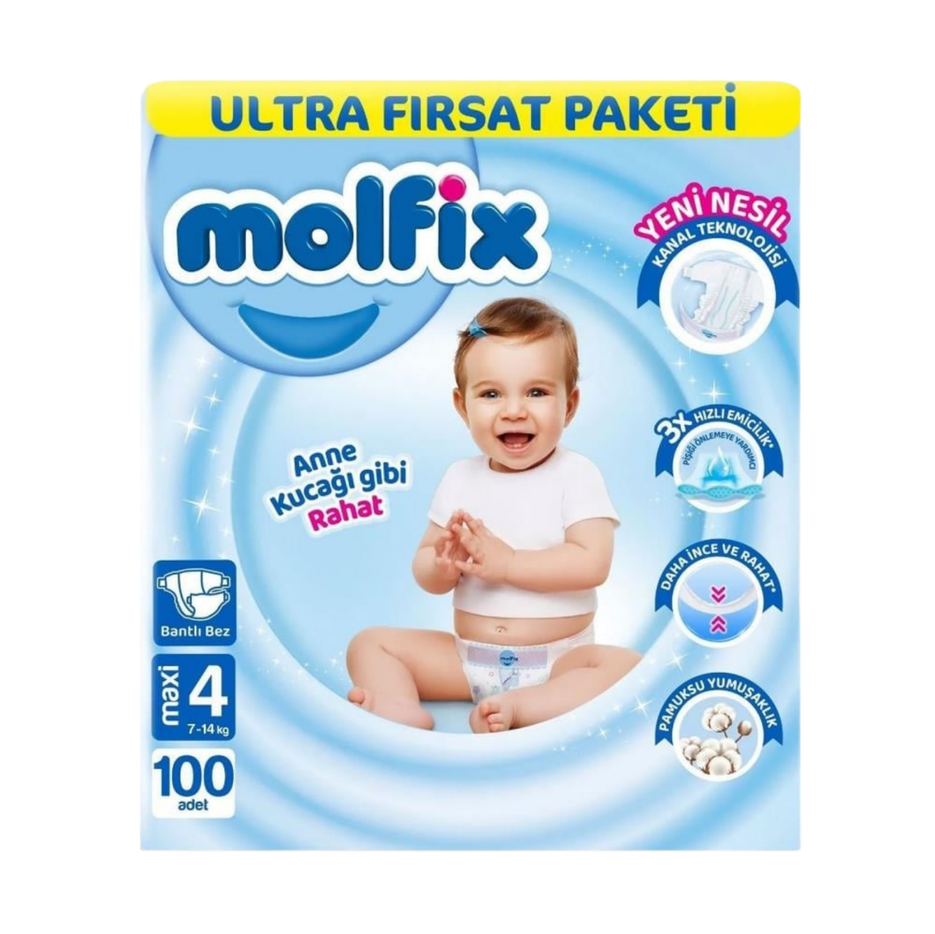 MOLFIX ULTRA FIRSAT MAXI 100'LÜ*2 NO-4
