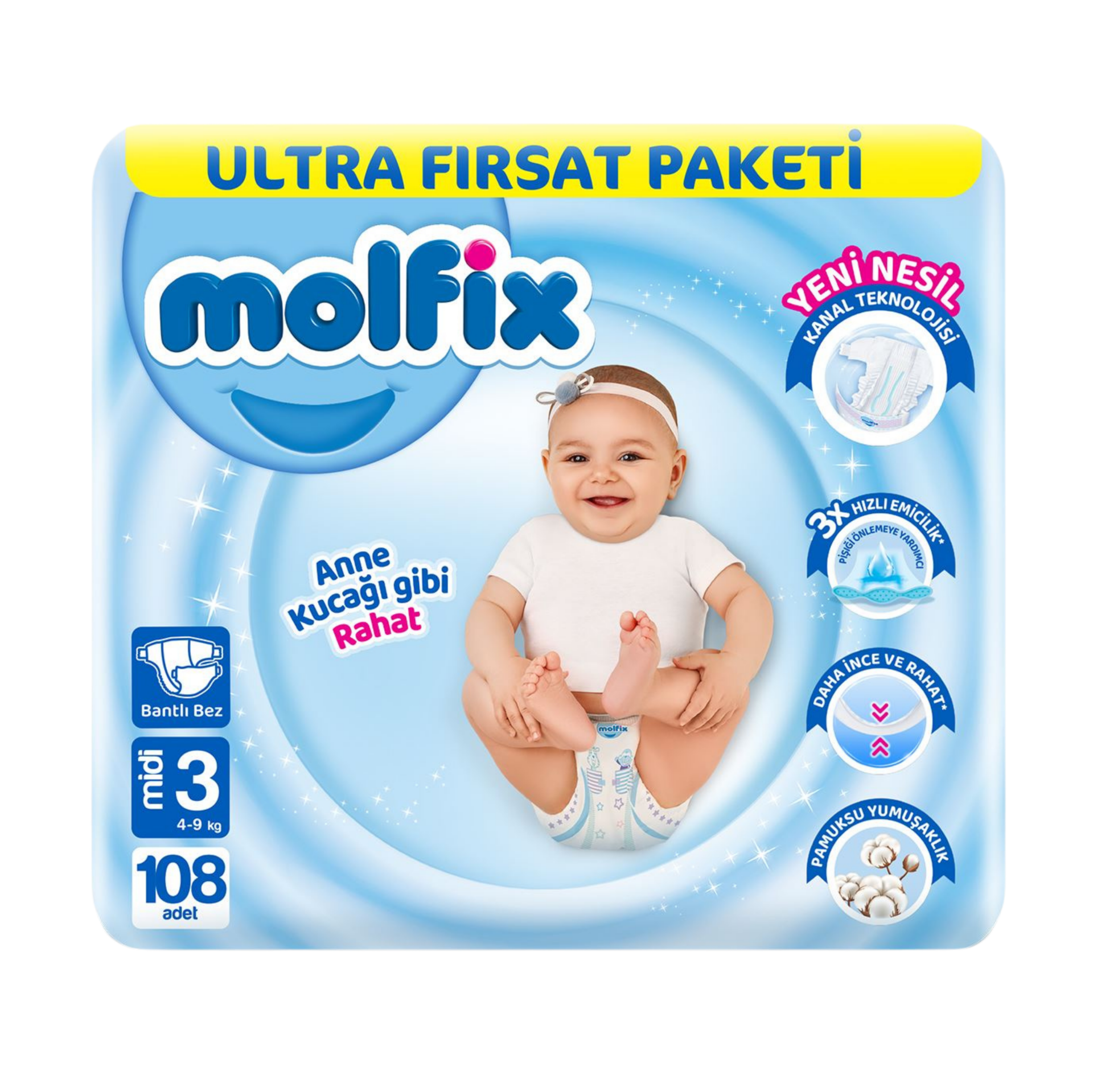 MOLFIX ULTRA FIRSAT MIDI 108'Lİ*2 NO-3