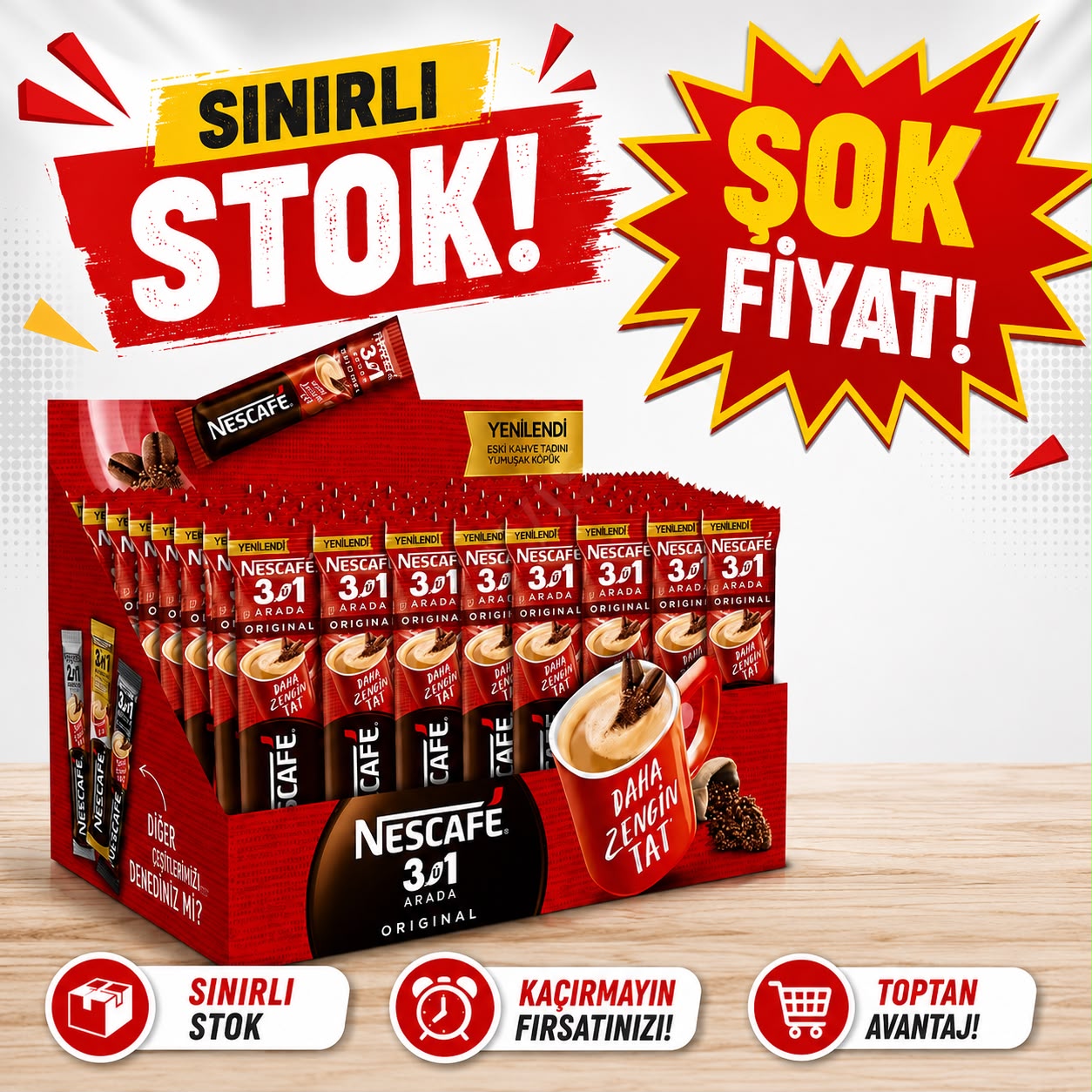 NESCAFE 3 IN 1 ARADA 96 LI ORJINAL