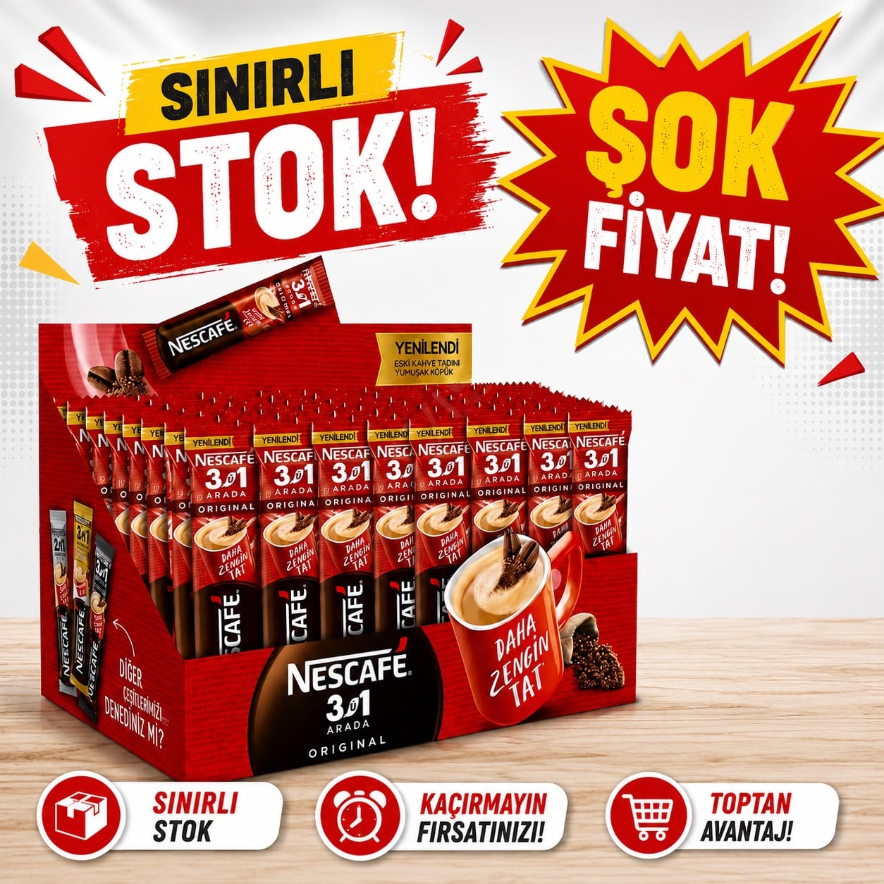 NESCAFE 3 IN 1 ARADA 96 LI ORJINAL