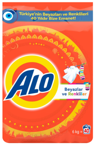 ALO MATIK 6KG BEYAZ+RENKLI