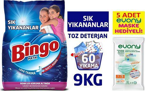 BINGO MATIK 9KG  MASKE HED.