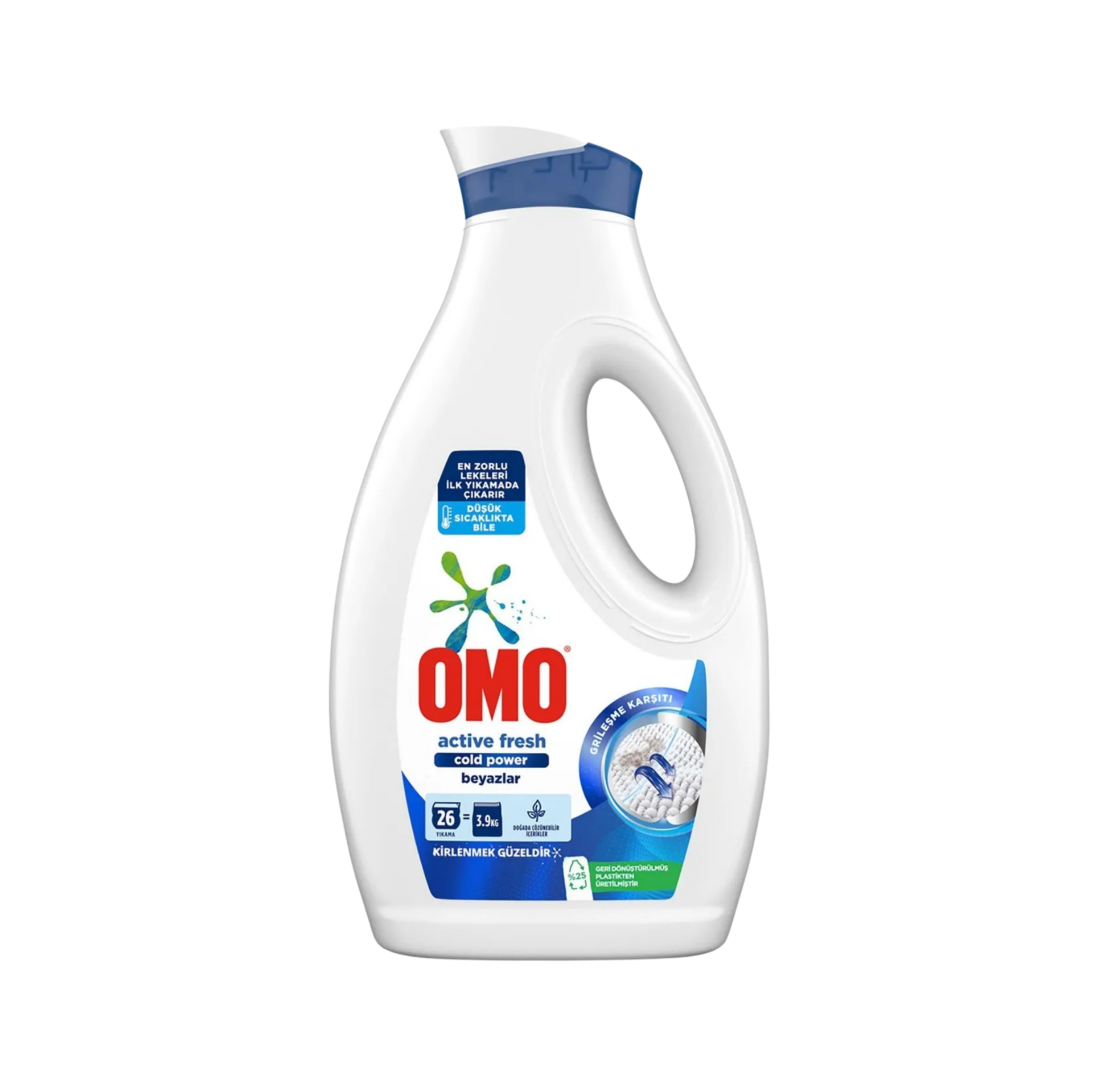 OMO SIVI DETERJAN 1690ML*6 BEYAZ ACTIVE FRESH