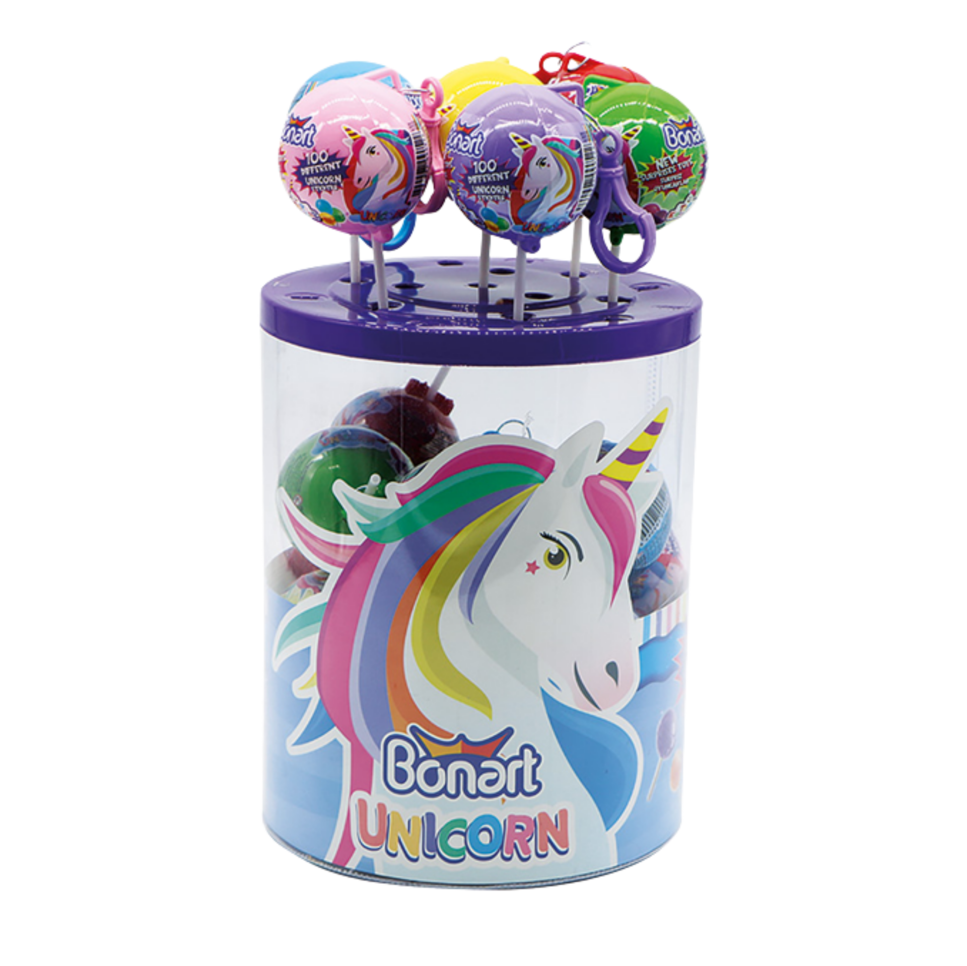 OYUNCAK BONART 1093 UNICORN LOLIPOP 11GR*24