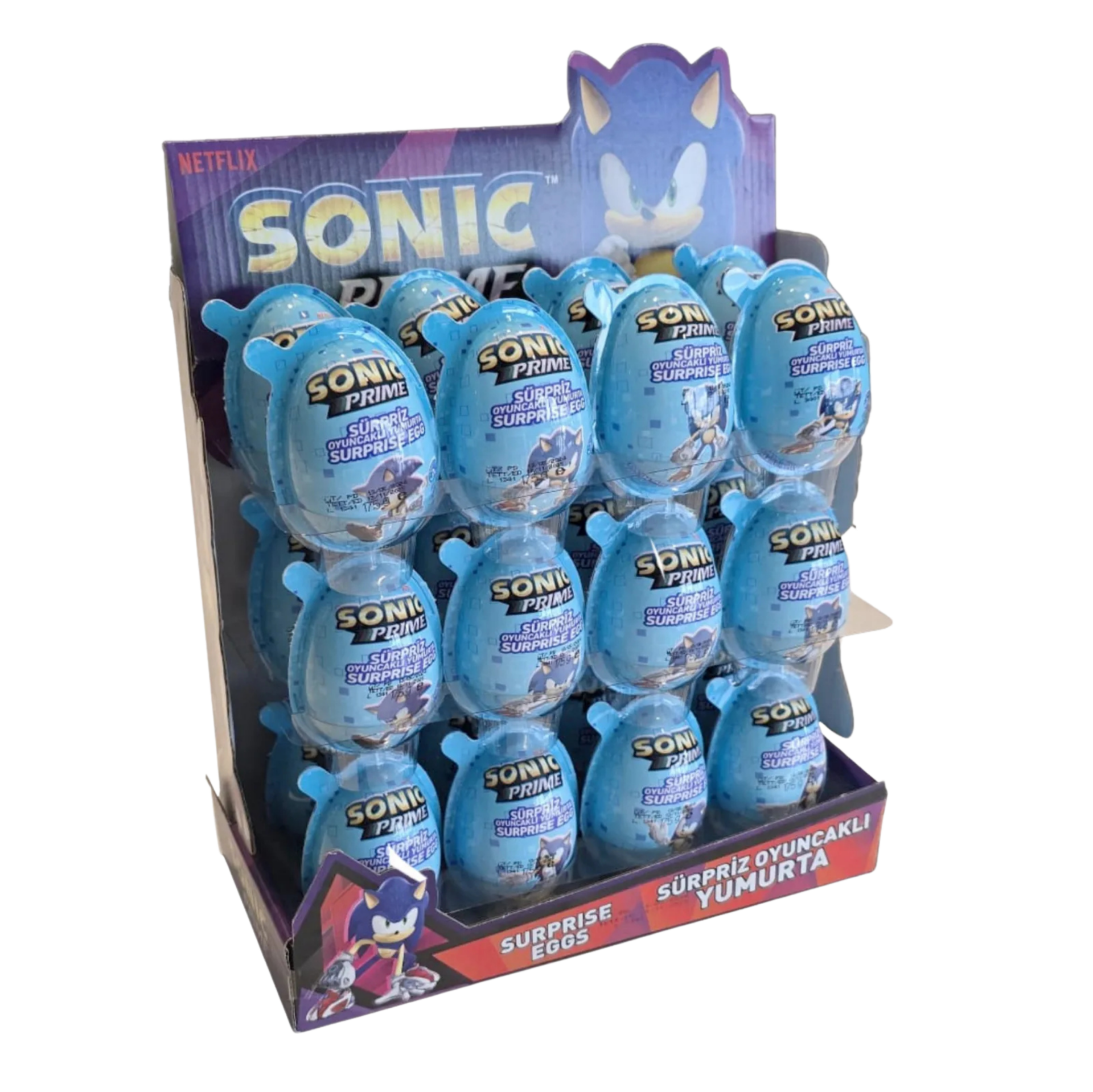 OYUNCAK SONIC SN-011 SURPRIZ YUMURTA 17,5GR*24