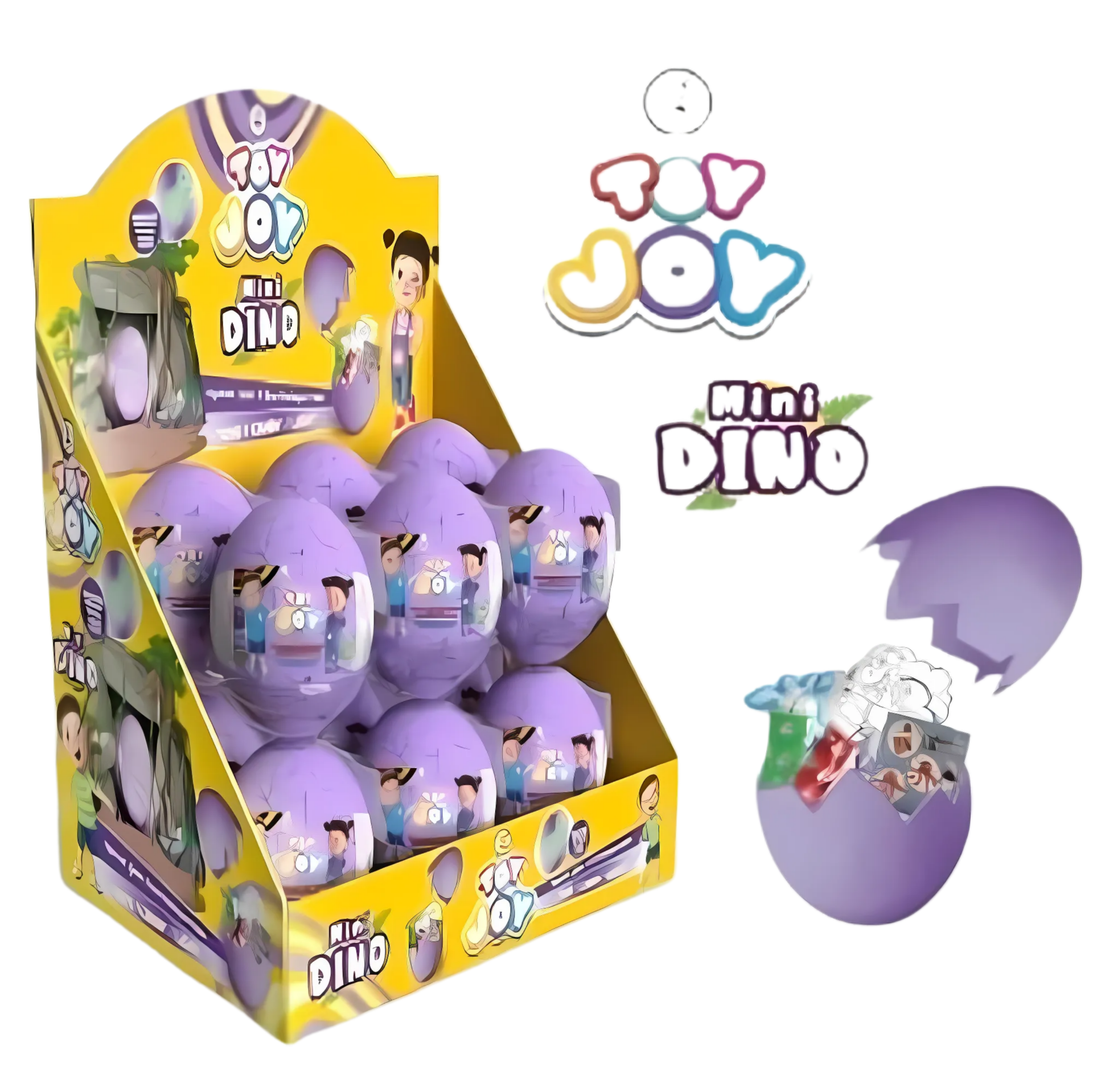OYUNCAK TOY JOY 6000 DINOBIG YUMURTA 40GR*6