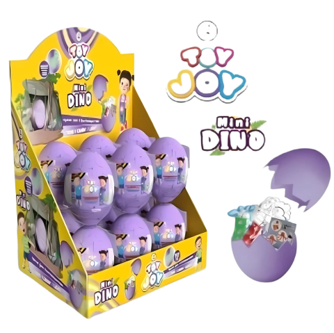 OYUNCAK TOY JOY 6000 DINOBIG YUMURTA 40GR*6