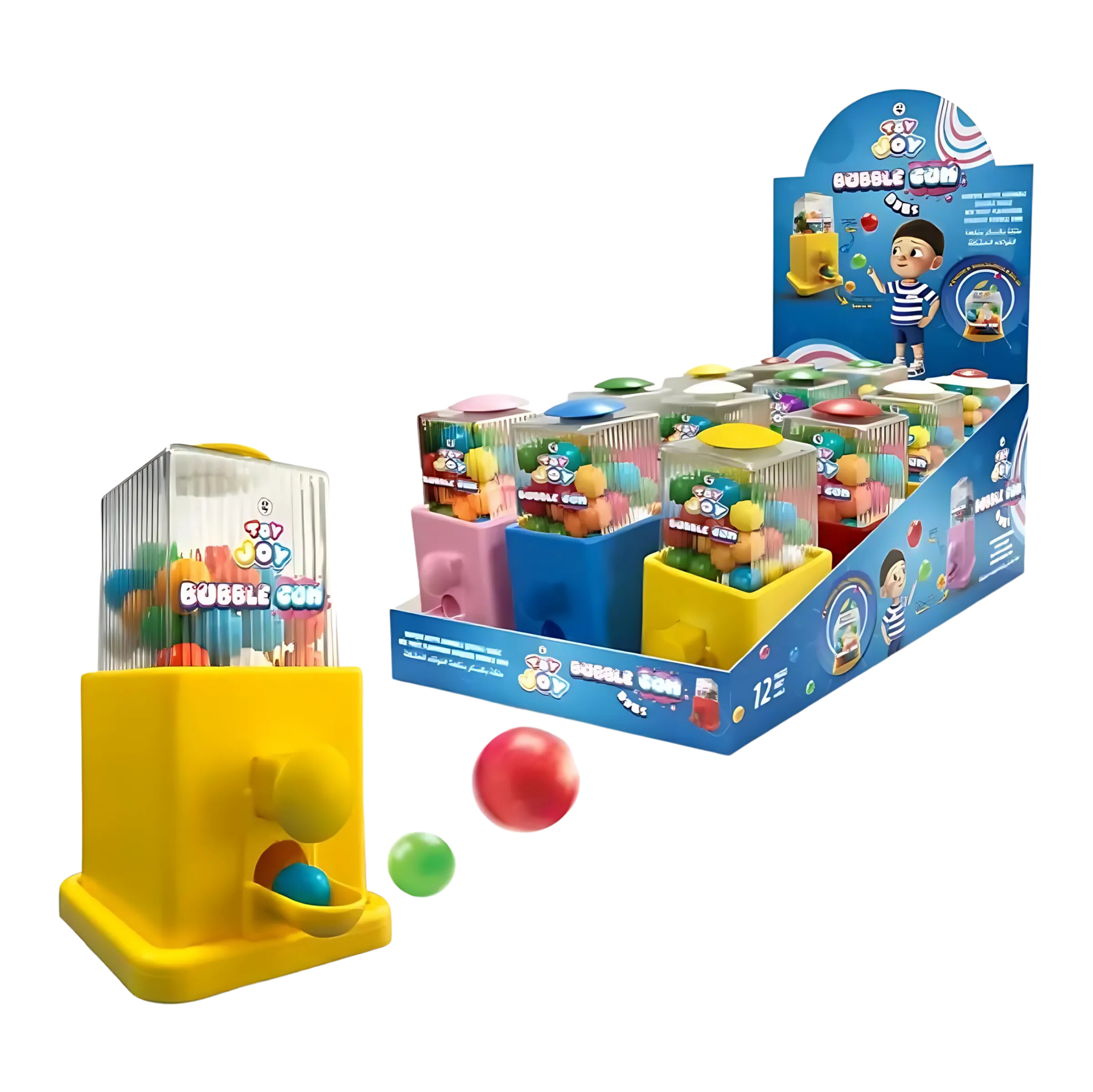 OYUNCAK TOY JOY 7342 CANDY MACHINE 3 GOZLU 45GR*6