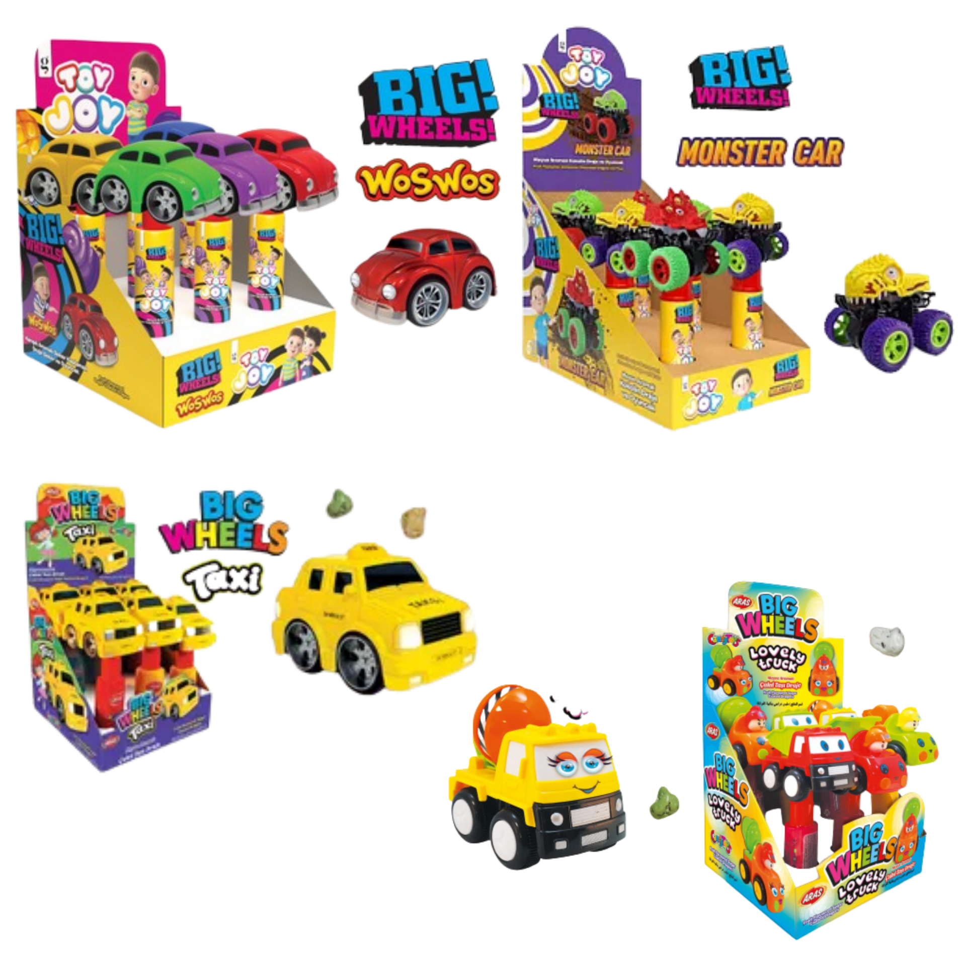 OYUNCAK TOYJOY BIG WHEELS*6