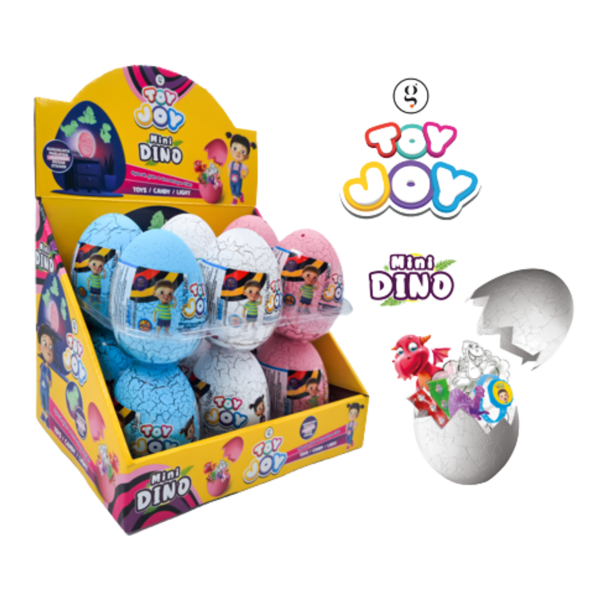 OYUNCAK TOYJOY MINI DINO YUMURTA*12