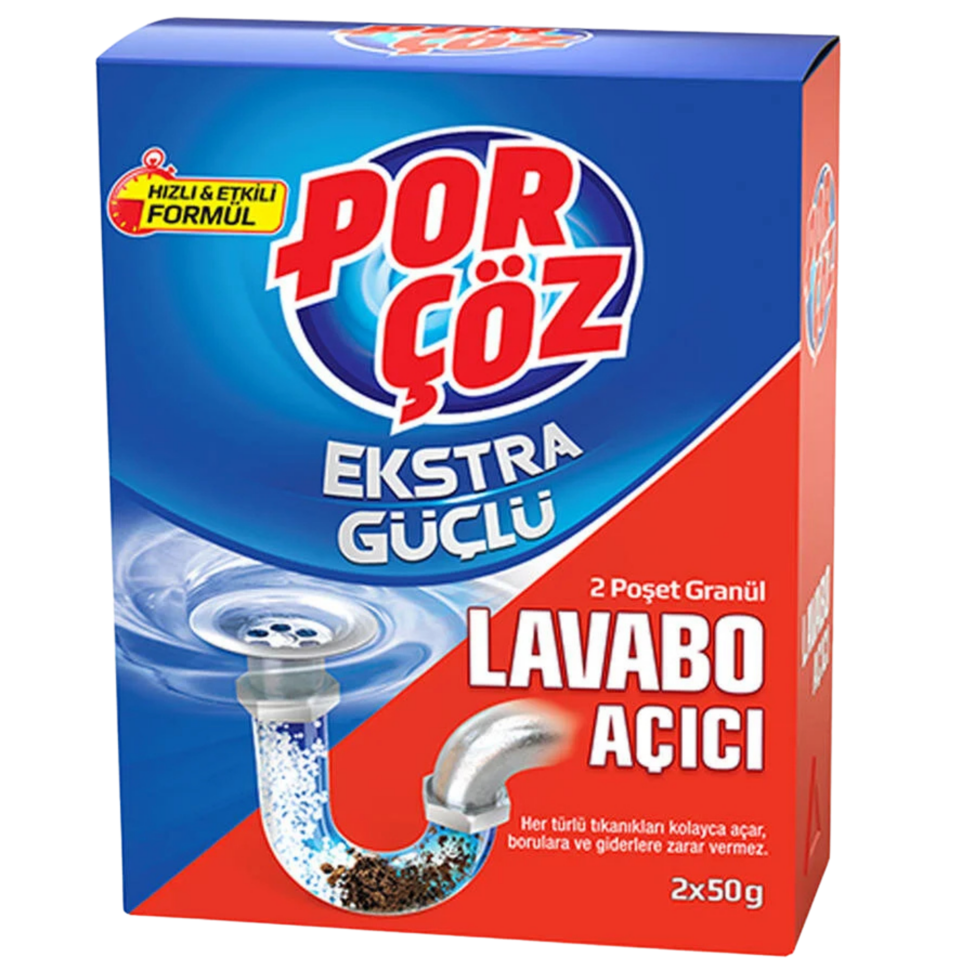 PORCOZ LAVABO ACICI GRANUL 100GR*24