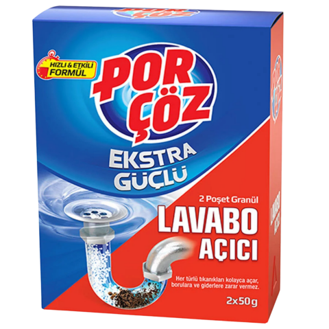 PORCOZ LAVABO ACICI GRANUL 100GR*24