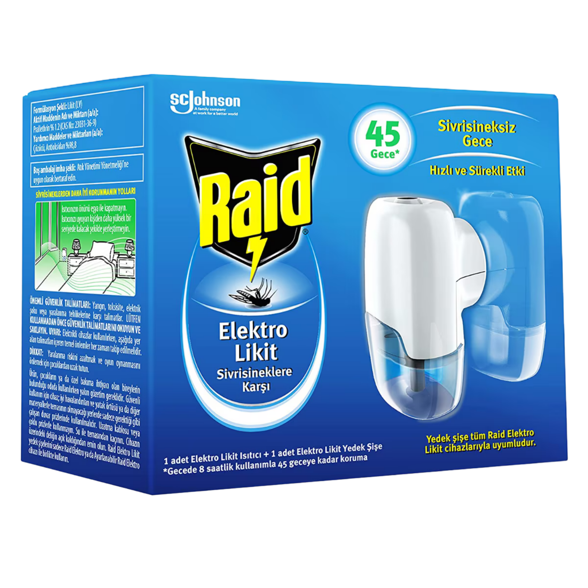 RAID ELEKTRO MAT MAKINA+10 YEDEK*12 10 GECE