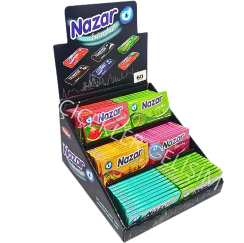 SAKIZ NAZAR ISTANBUL CUZDAN*60LI STAND