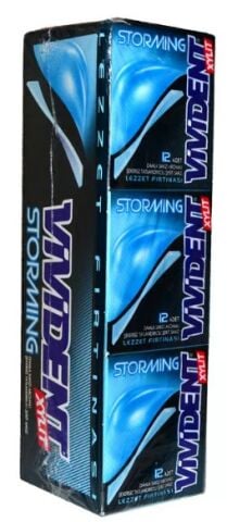Vivident Storming Damla Sakızı Aromalı Sakız 33gr X 18'li Paket