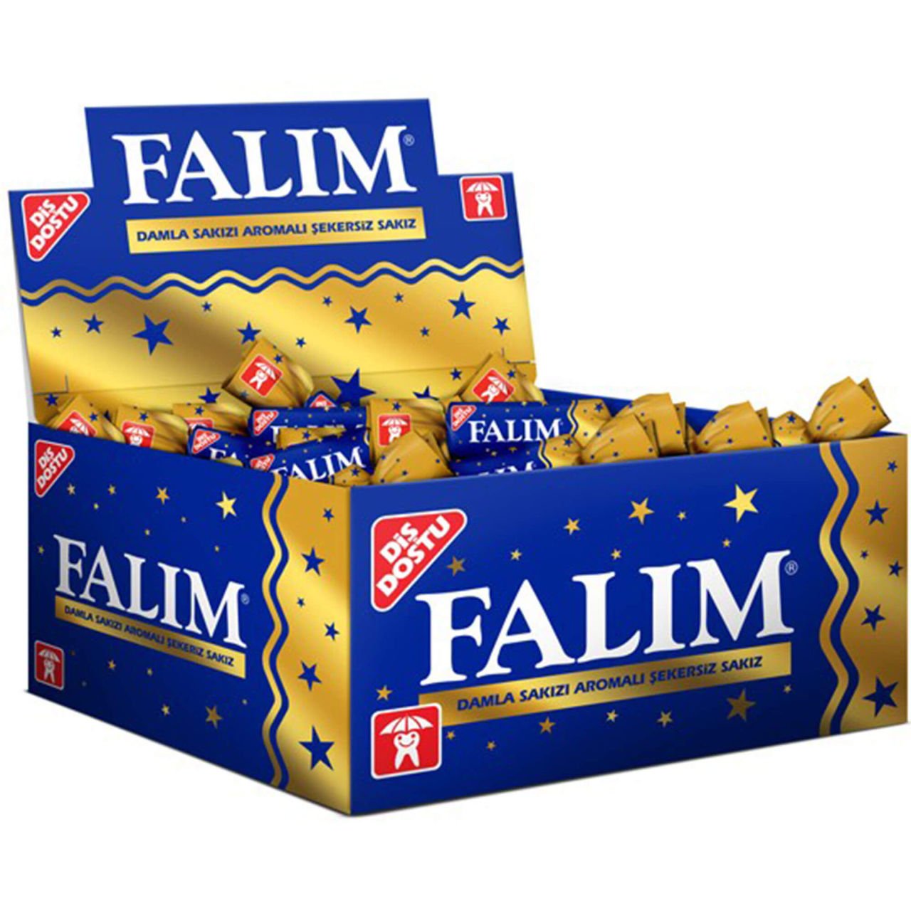 Falım Sakız 100'lü Paket Damla Sakız Aromalı