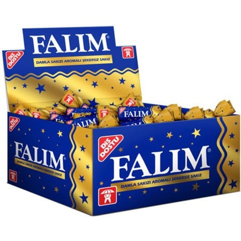 Falım Sakız 100'lü Paket Damla Sakız Aromalı