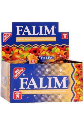 Falım Sakız 100'lü Paket Karışık Meyve Aromalı