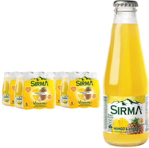 SIRMA MANGO ANANAS 200ML*24