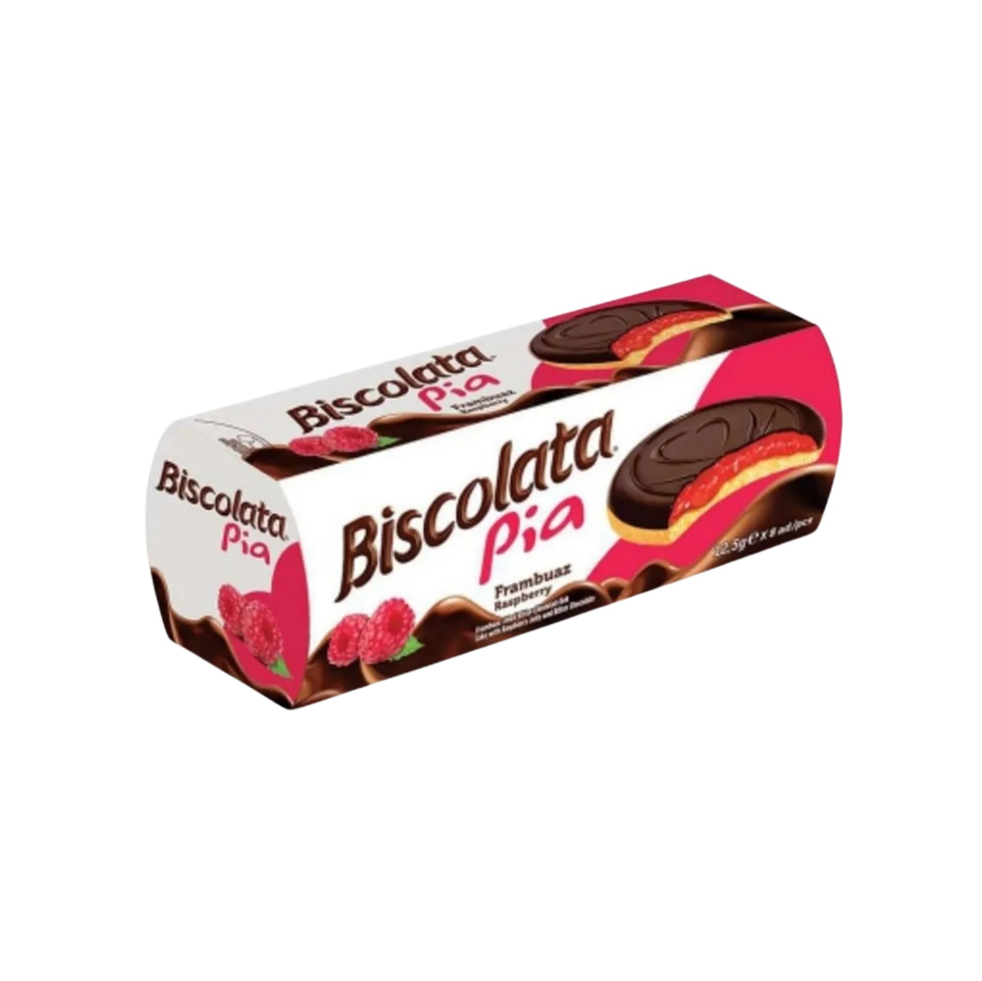 SOLEN BISCOLATA PIA 100GR*24 FRAMBUAZ