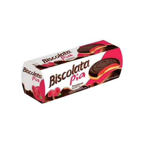 SOLEN BISCOLATA PIA 100GR*24 FRAMBUAZ