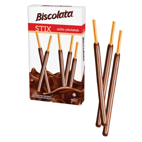 Şölen Biscolata Stix 40 Gr 16'lı Paket Sütlü Çikolatalı