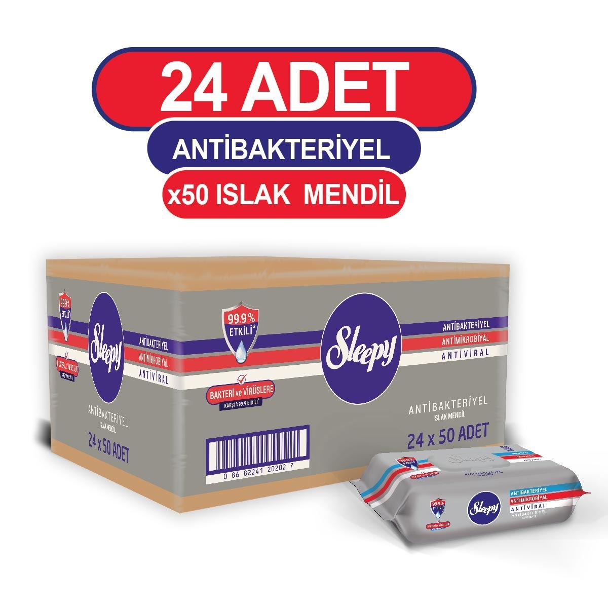 HAVLU SLEEPY 50LI*24 ANTIBAKTERIYEL