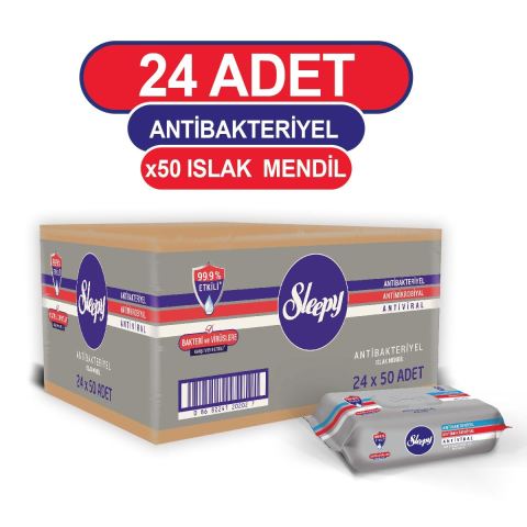 HAVLU SLEEPY 50LI*24 ANTIBAKTERIYEL