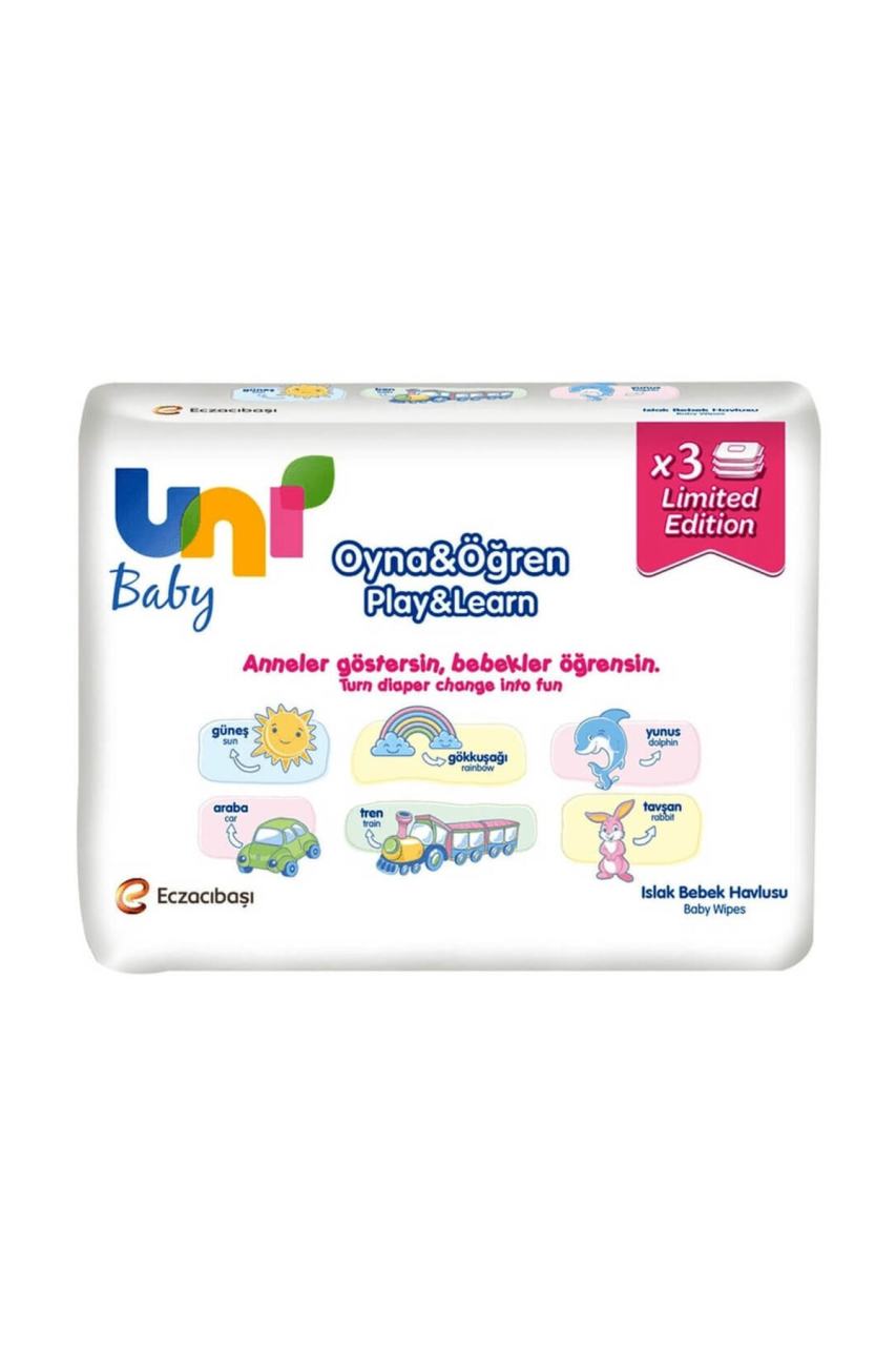 HAVLU UNI BABY OYNA OGREN 52AD*3*8PK