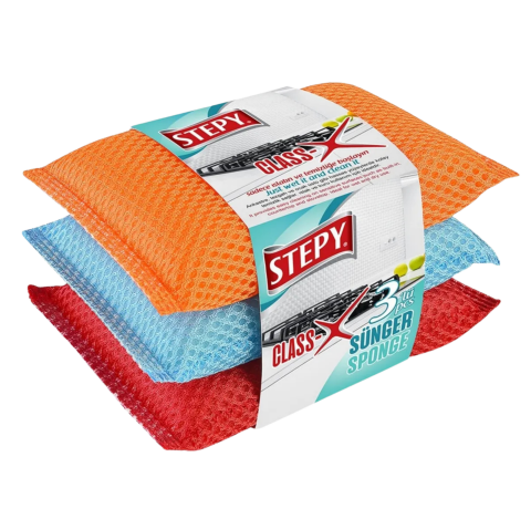 STEPY BULAŞIK SUNGERI 3LU*48