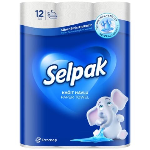 SELPAK HAVLU 12LI*4