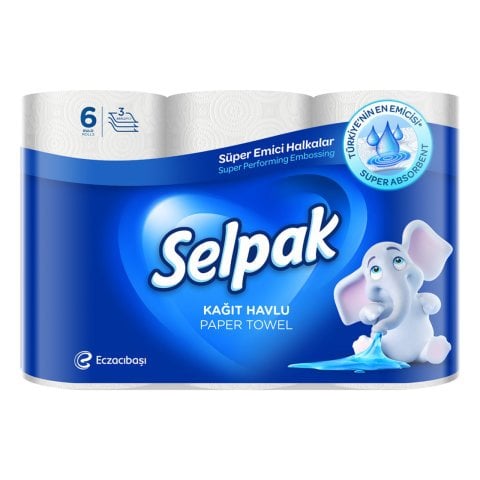 SELPAK HAVLU 6LI*4