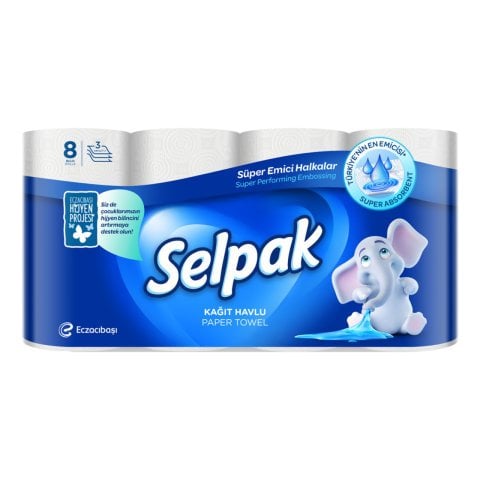 SELPAK HAVLU 8LI*3 ORJINAL