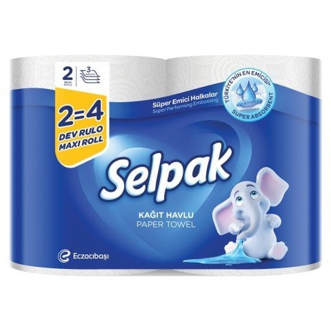 SELPAK HAVLU DEV RULO 2LI*6