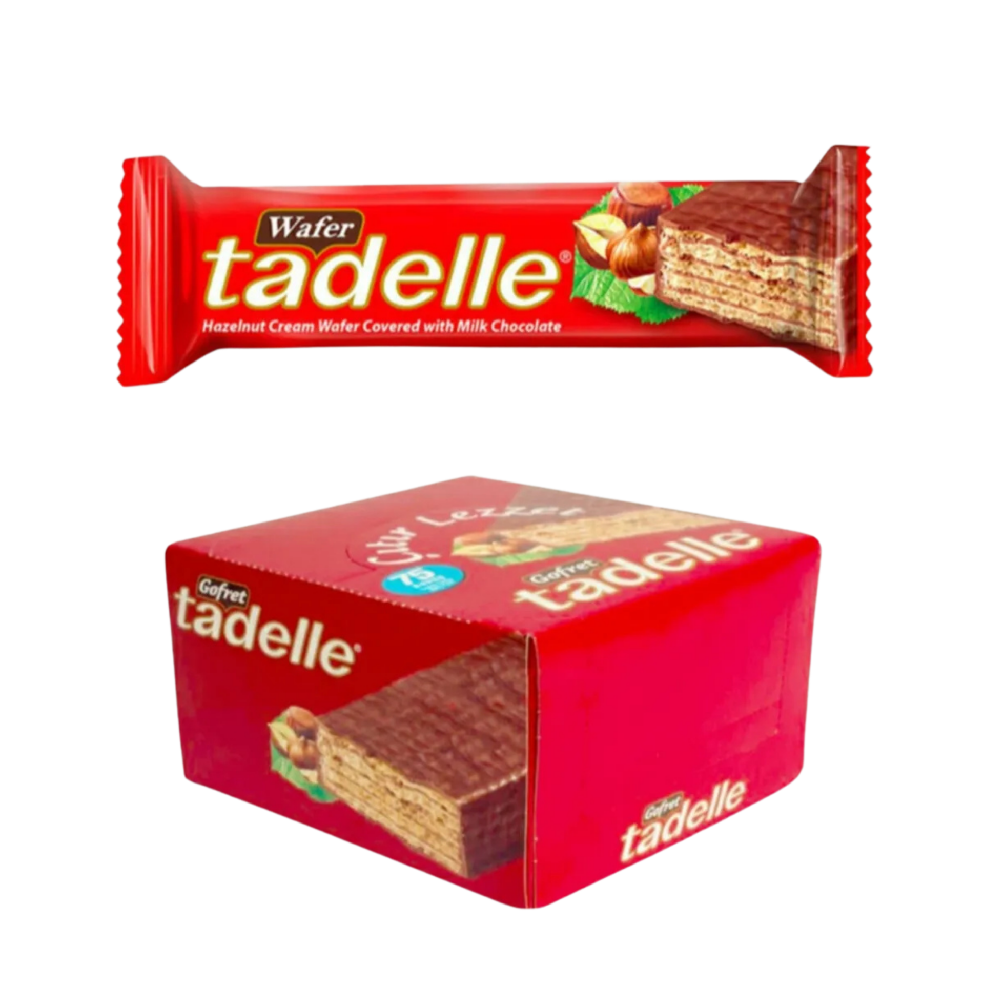 TADELLE GOFRET 35GR*24 KIRMIZI