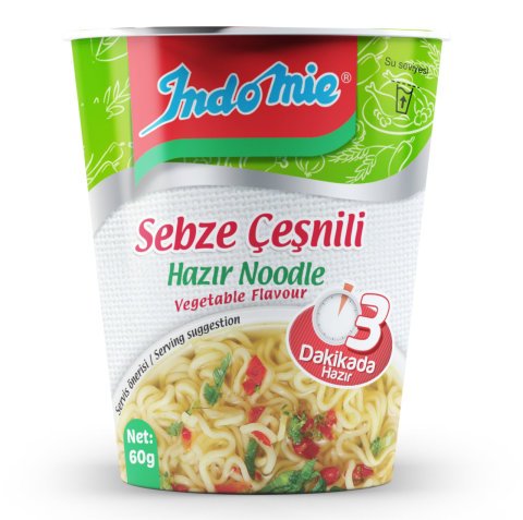 INDOMIE BARDAK 60GR*24 SEBZE