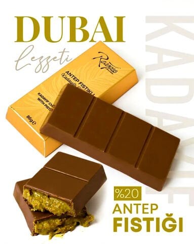 RAYES 86 GR KÜLÇE DUBAİ ÇİKOLATASI
