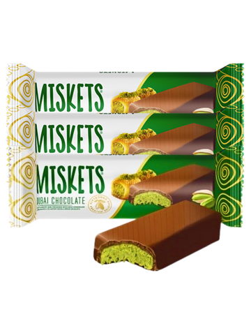 MISKETS 25 GR DUBAİ ÇİKOLATASI