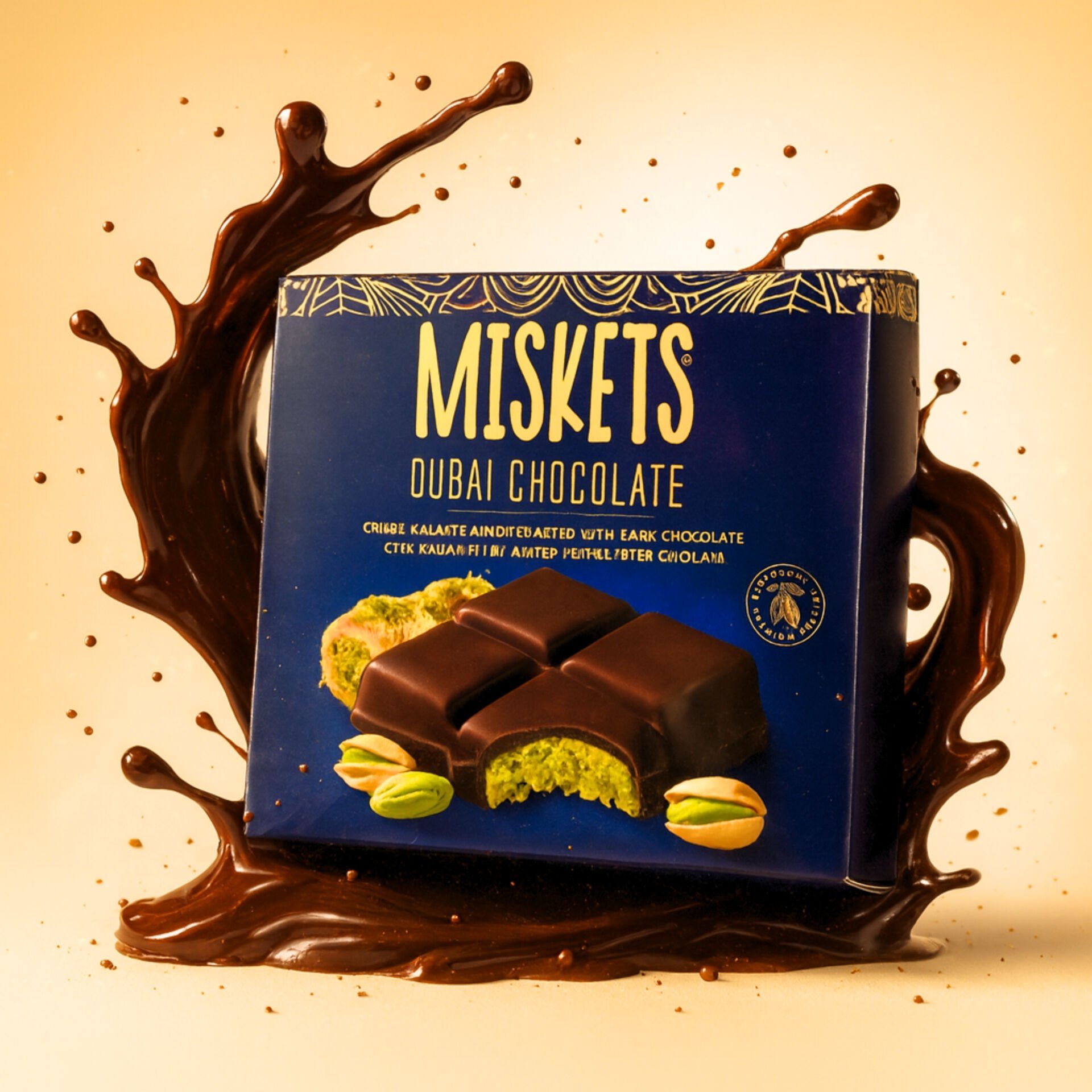 MISKETS 100 GR BİTTER DUBAİ ÇİKOLATASI