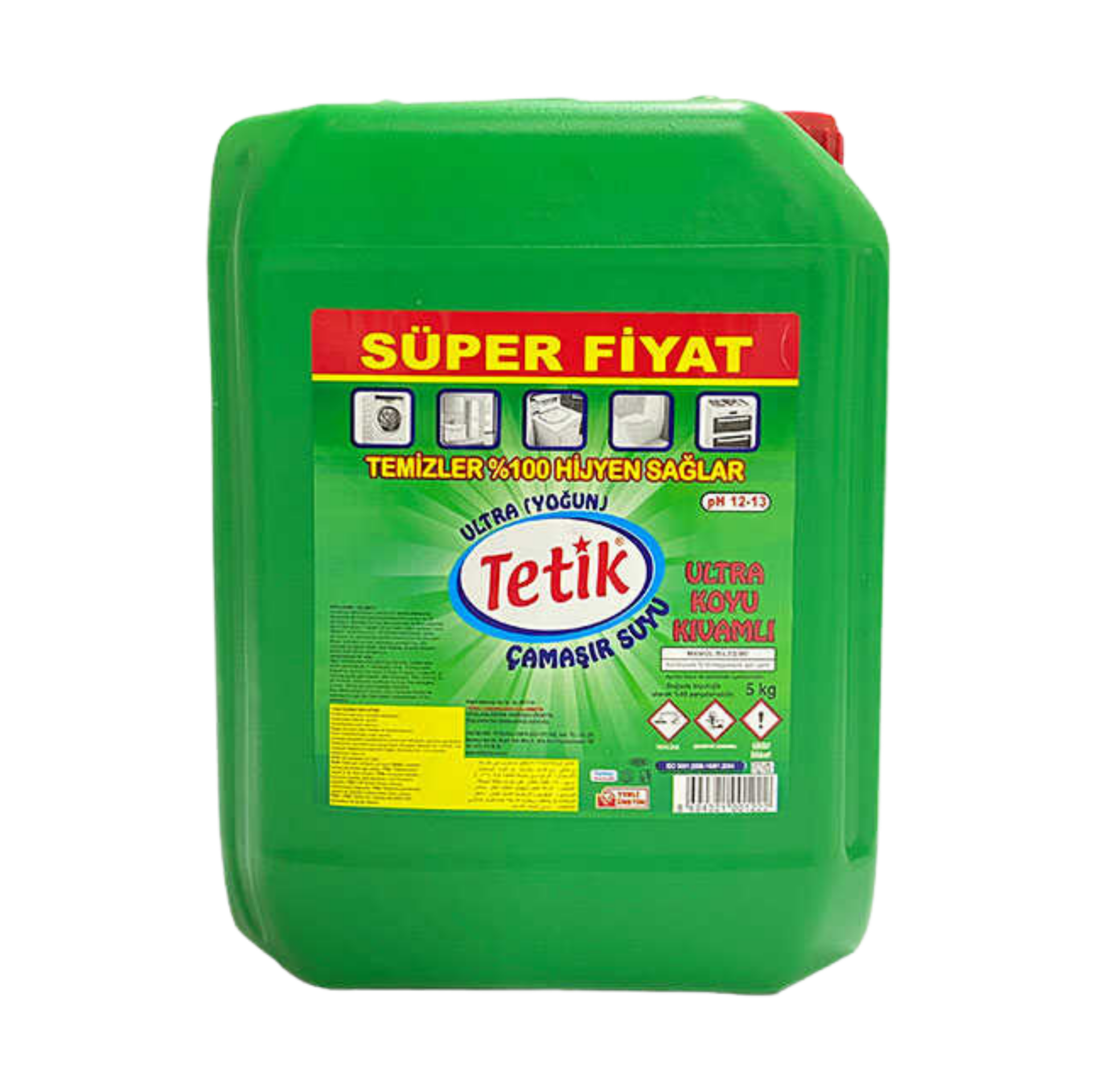 TETIK YOGUN CAMASIR SUYU 5LT*4