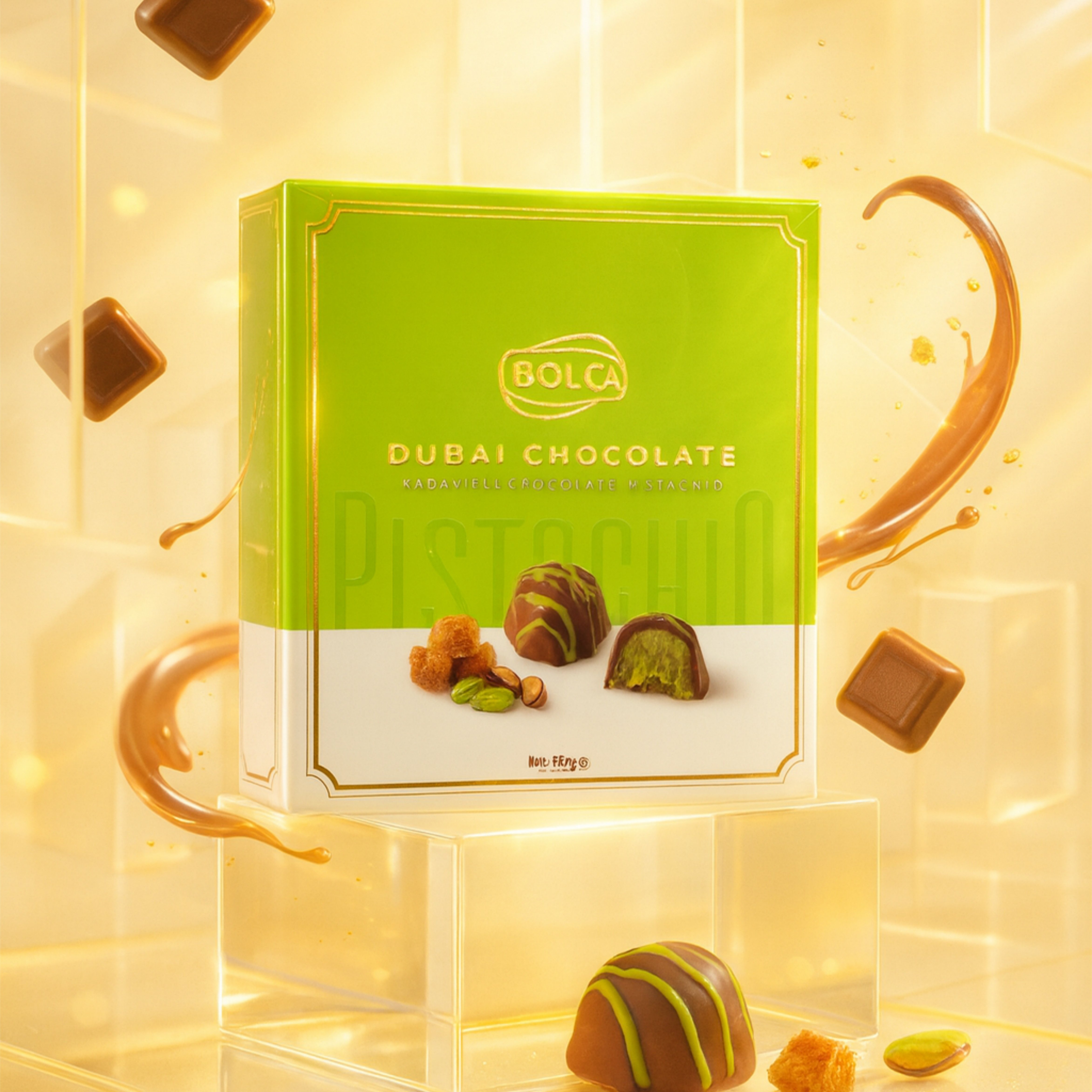 BOLÇİ 96 GR KUTU DUBAİ ÇİKOLATASI