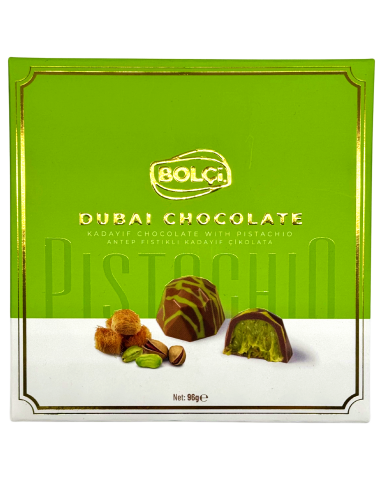 BOLÇİ 96 GR KUTU DUBAİ ÇİKOLATASI